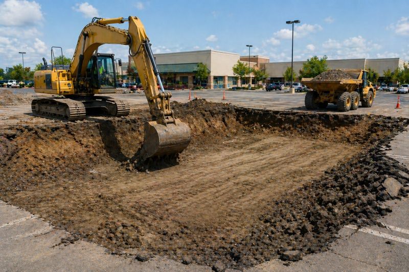 Parking Lot Gravel Repair in Ellijay, GA