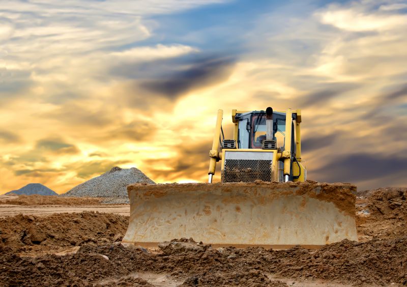 Commercial yard grading